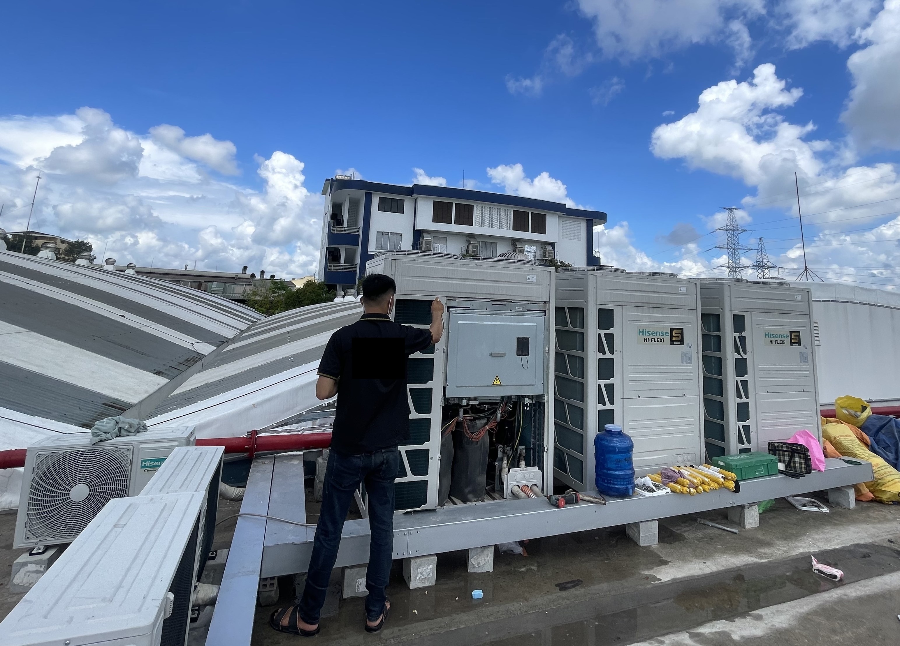 Vệ sinh hệ thống VRF